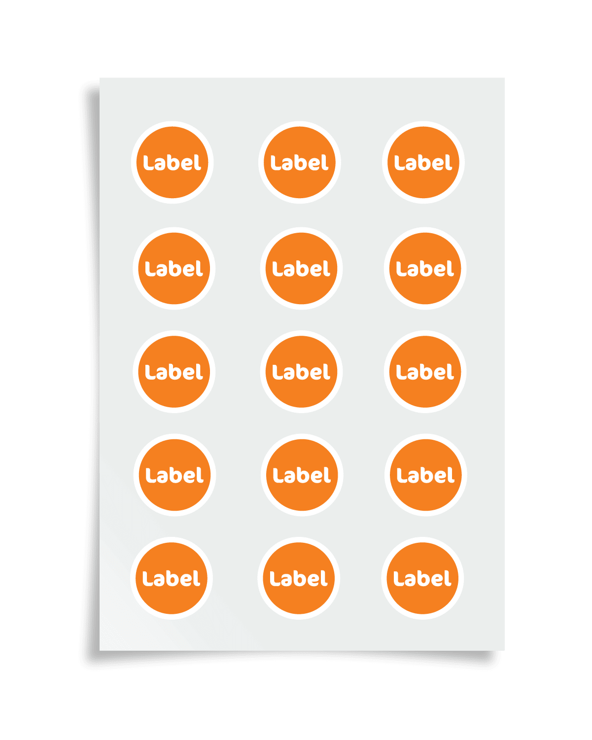 Circle Label Sheets