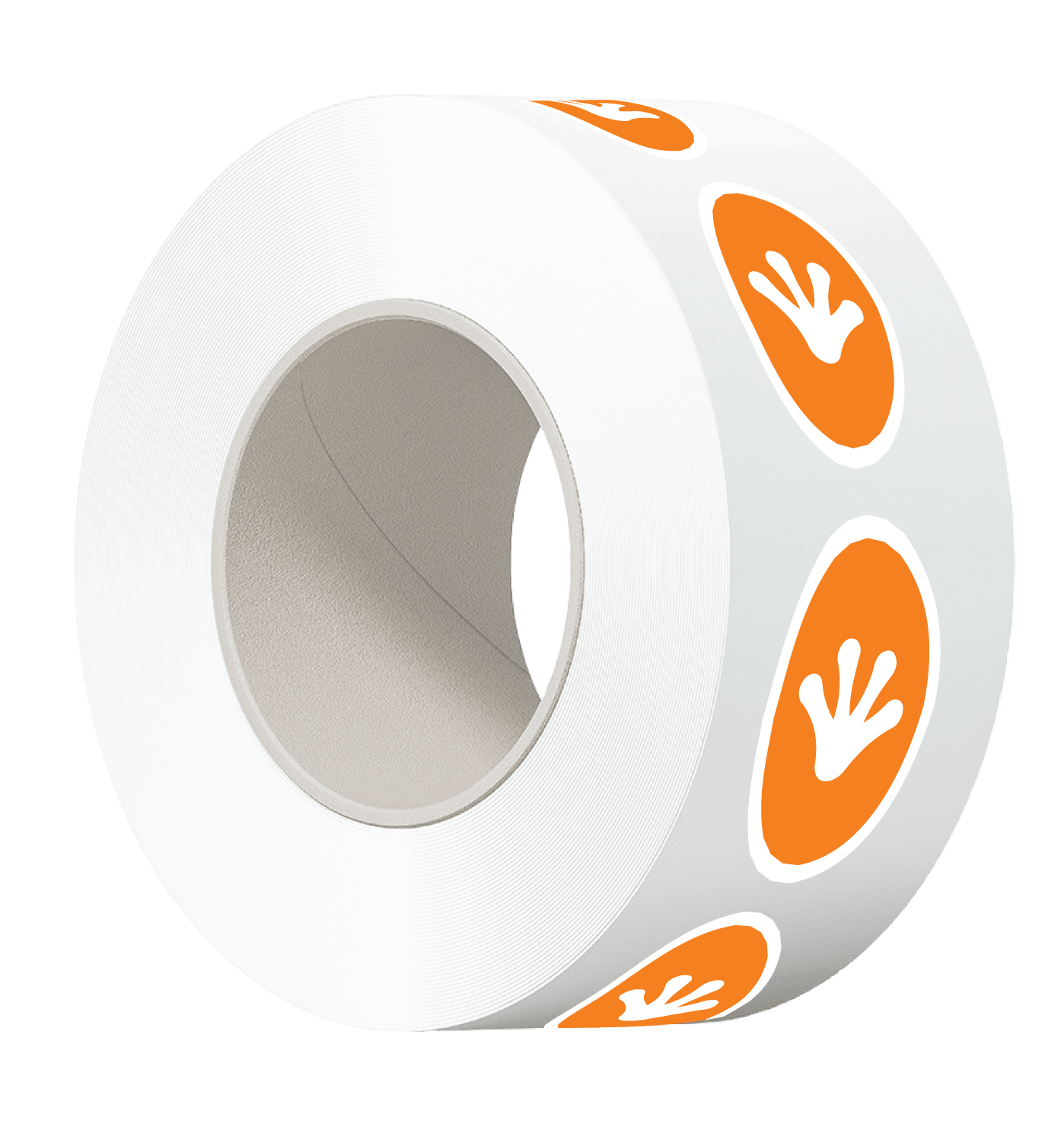 Oval Paper Roll Labels