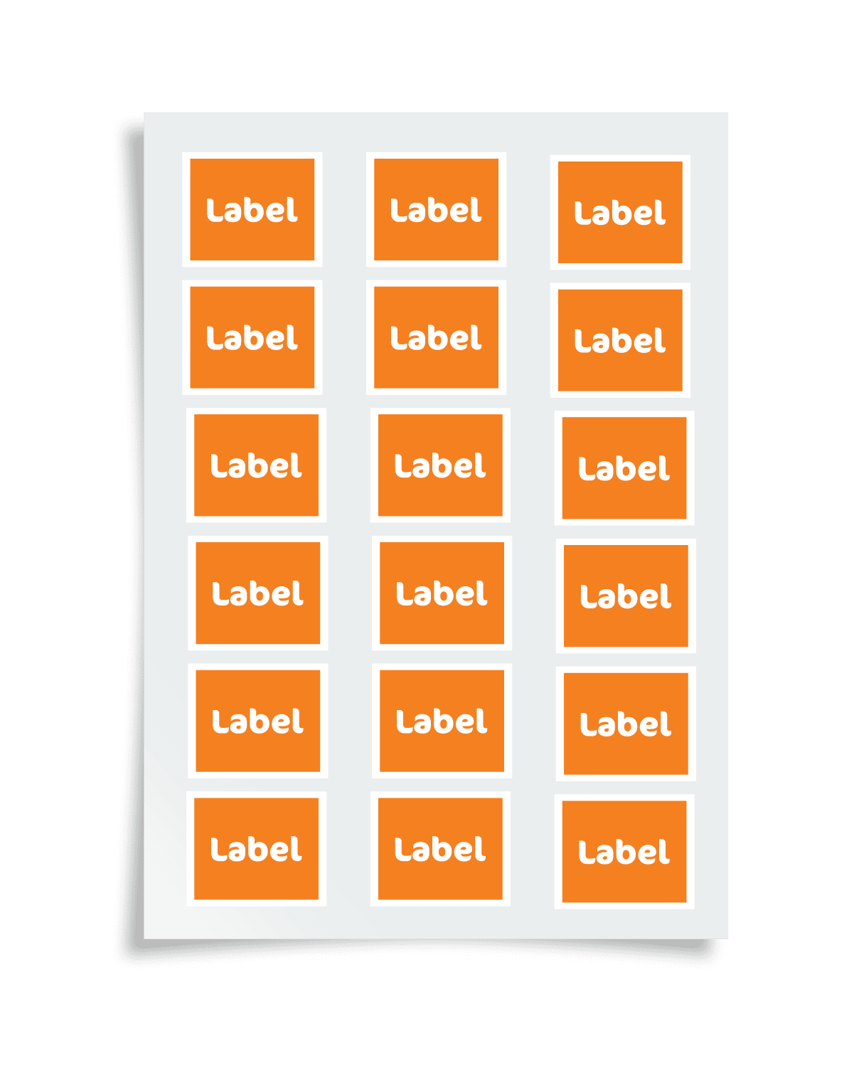 Rectangle Label Sheets