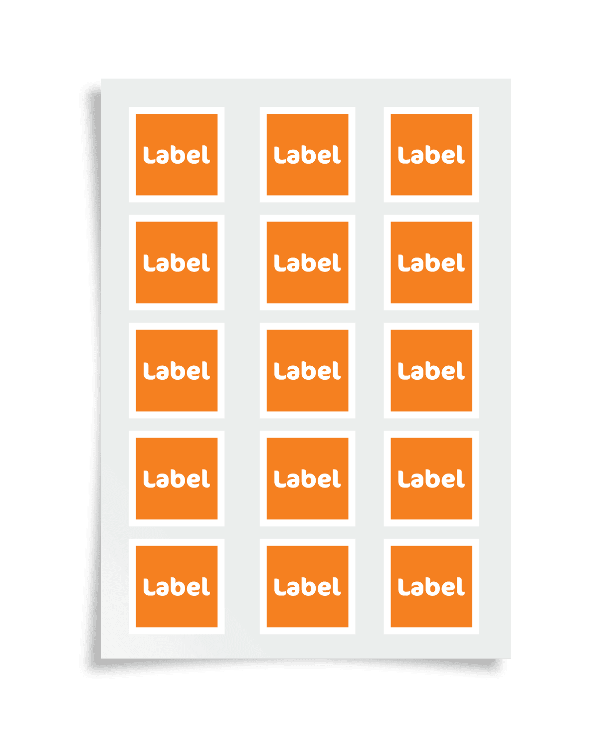 Square Label Sheets