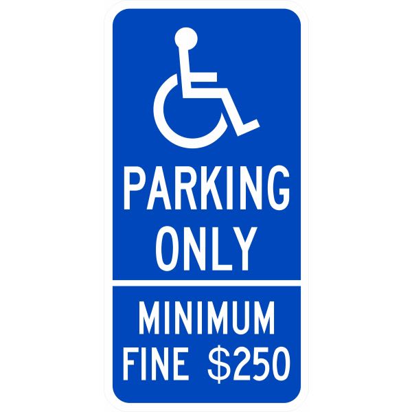 California Handicap Parking Sign R99C - R99C ca