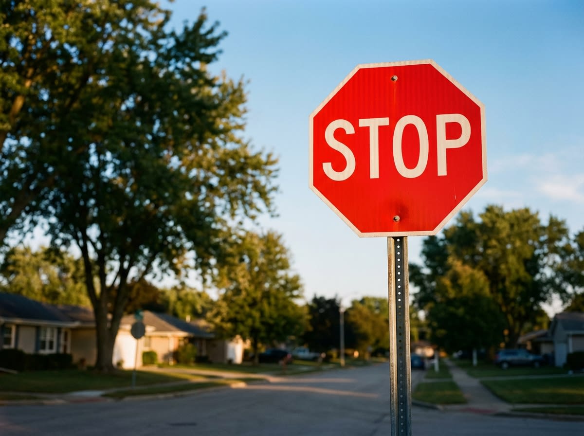 Traffic sign collage