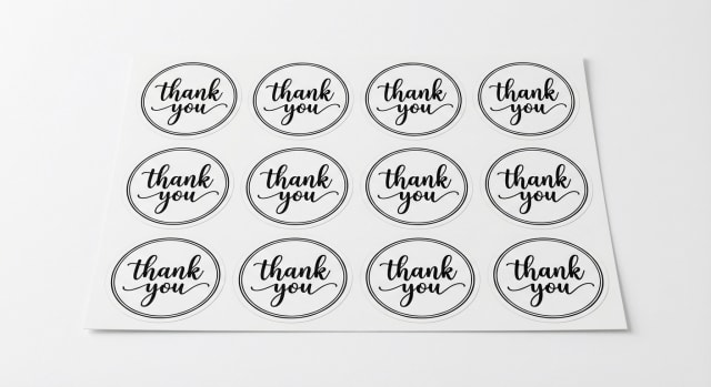 Oval Sticker Sheets - AI-generated marketing image