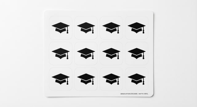 Rounded Corner Sticker Sheets - AI-generated marketing image