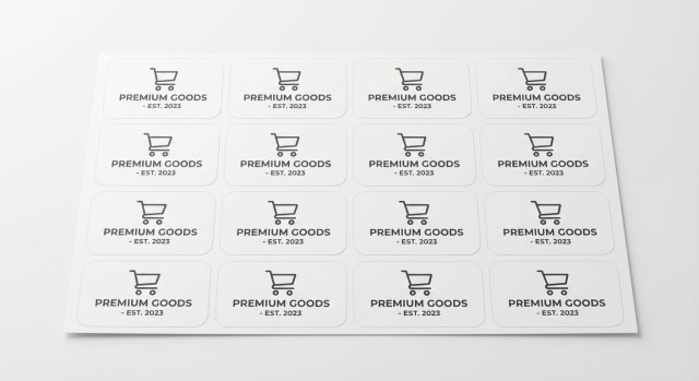 Rounded Corner Label Sheets