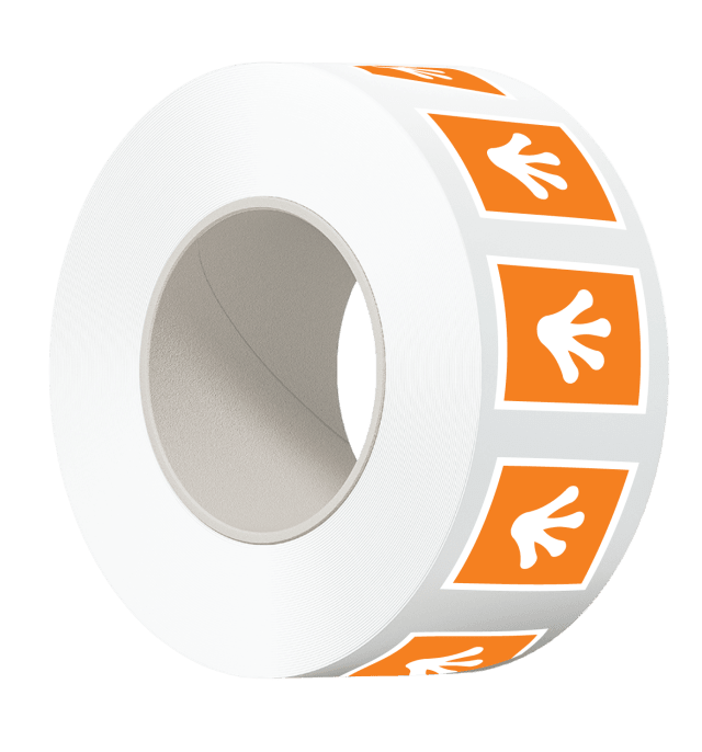 Rectangle Paper Roll Labels