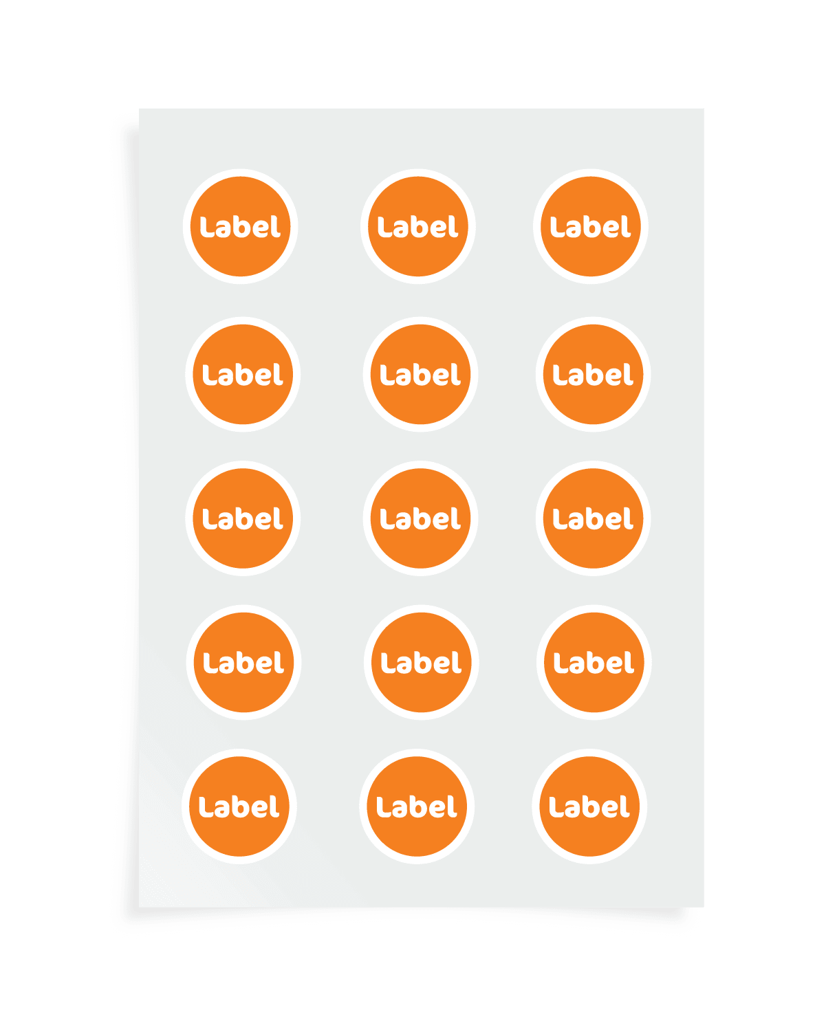 Circle Label Sheets