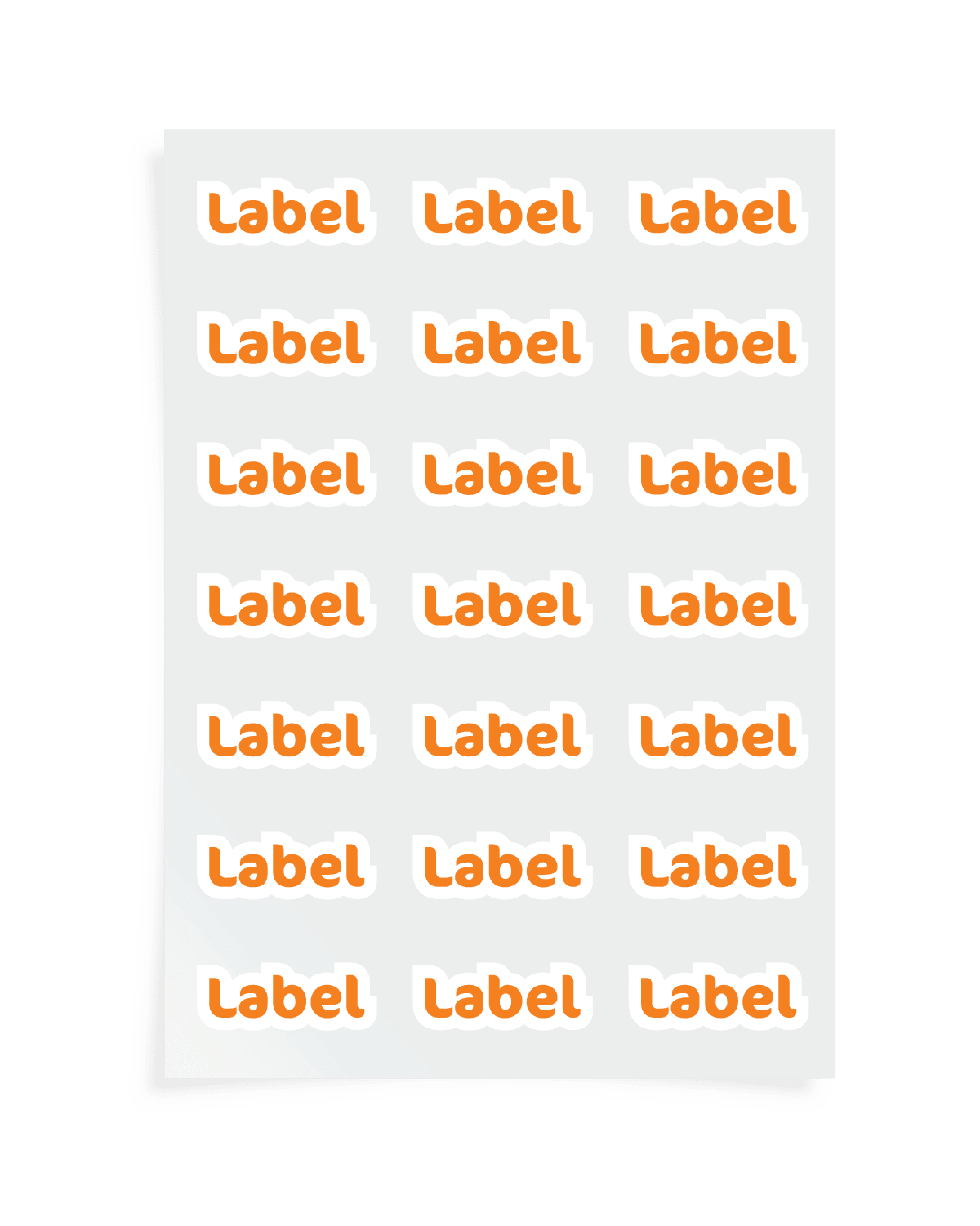 Custom Label Sheets