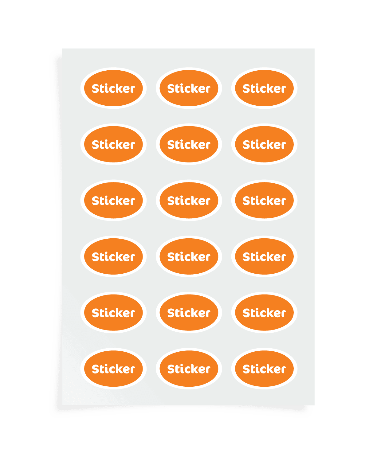Oval Sticker Sheets