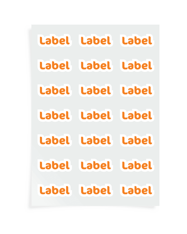 Custom Label Sheets