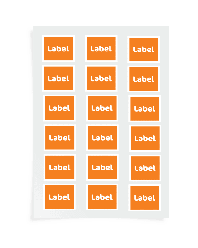 Rectangle Label Sheets