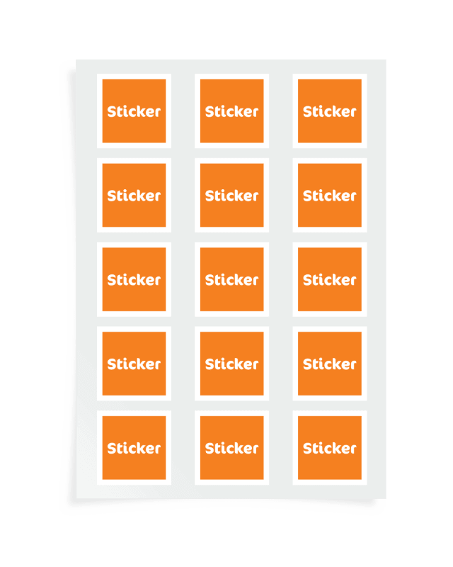 Square Sticker Sheets