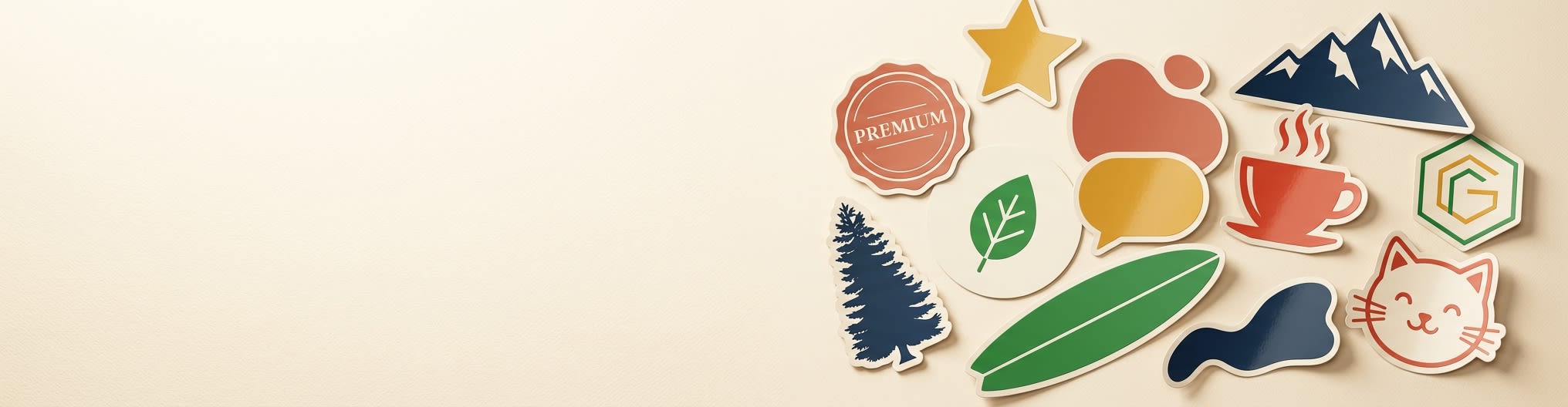 Custom stickers showcase