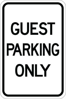 Guest Parking Only - AR-139