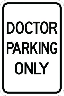 Doctor Parking Only - AR-146