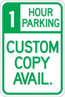 1 Hour Parking (Custom Copy) - AR-160