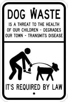 Dog Waste Clean Up- AR-250