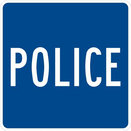 Police Sign  - D9-14