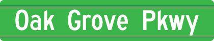 Extruded Street Name Signs - EXSS69
