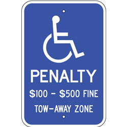 Virginia Handicap Parking Sign - R7-8VA