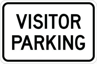 Visitor Parking Sign AR-104 reflective aluminum