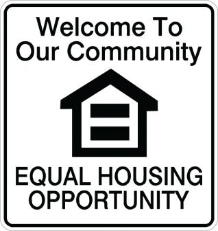 Welcome To Our Community reflective aluminum HOA entrance sign AR-521