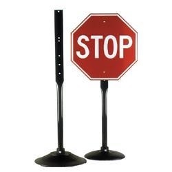 Pedestal Base and Standard GP4-BASE sign post with cast iron base