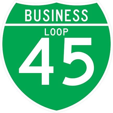 Interstate Business Loop Sign M1-2 reflective aluminum