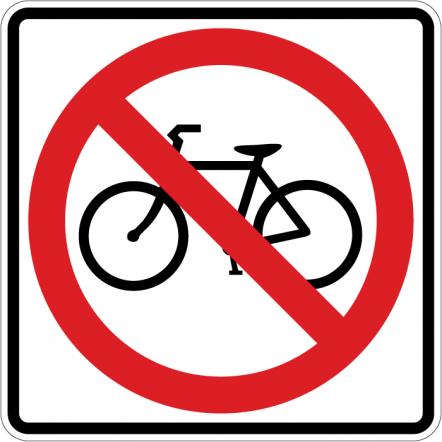 No Pedestrian Crossing (symbol) Sign - R9-3A | Traffic Signs