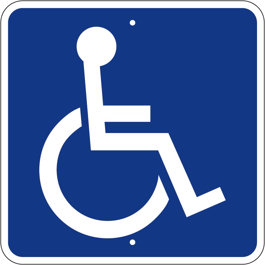 Handicap Symbol Sign R7-8e