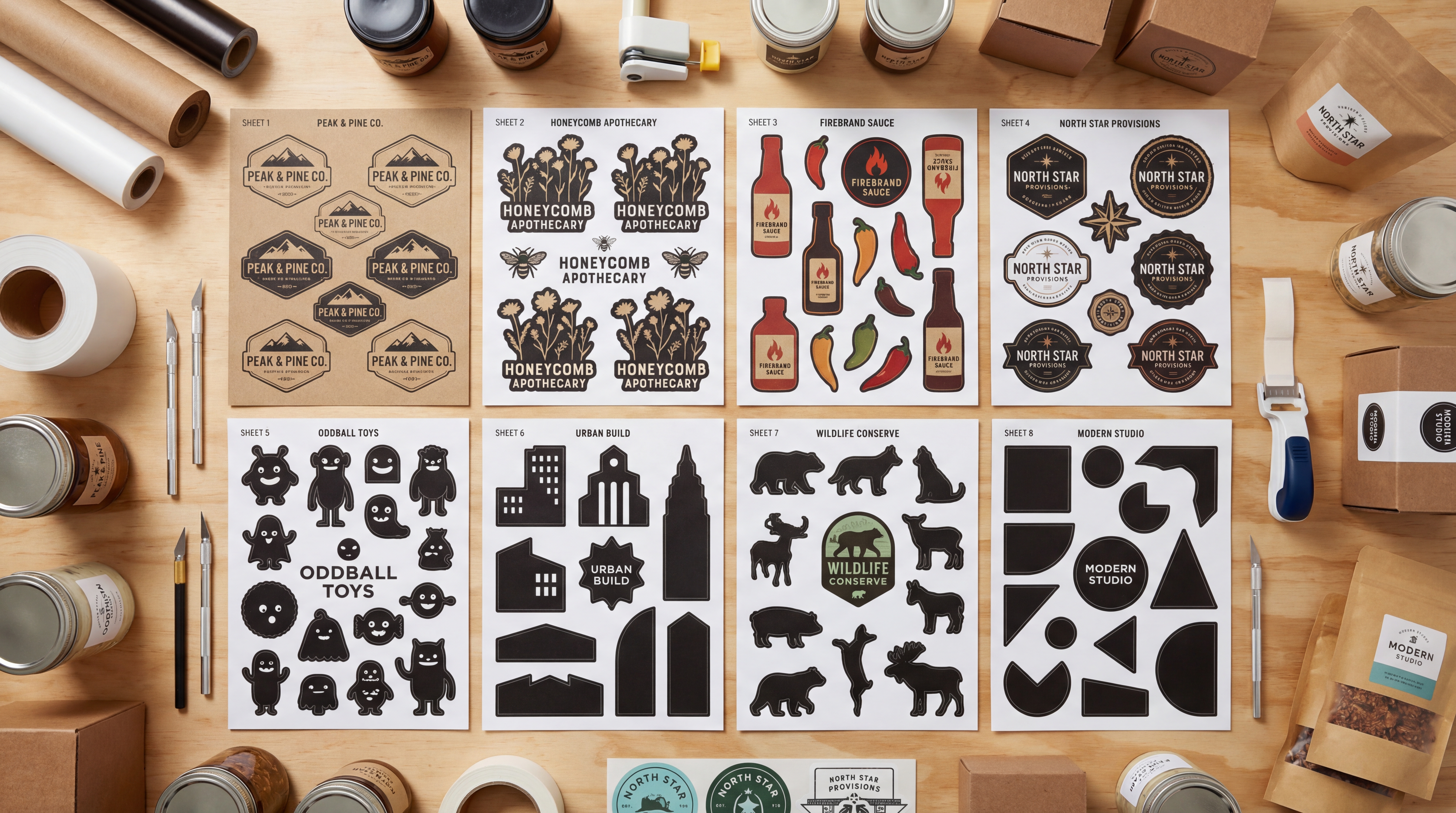Custom Label Sheets