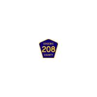 County Highway Marker Sign M1-6