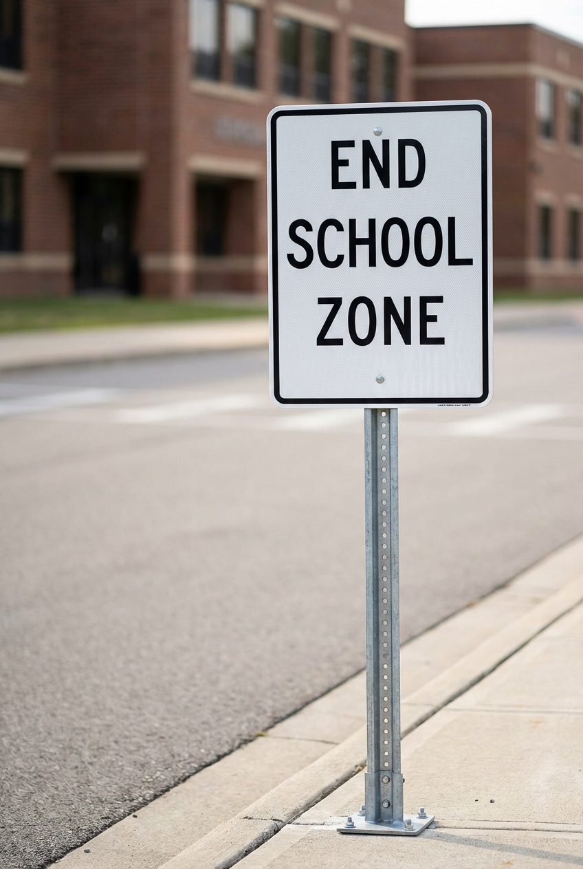 End School Zone Sign - S5-2 | Traffic Signs | Traffic Signs