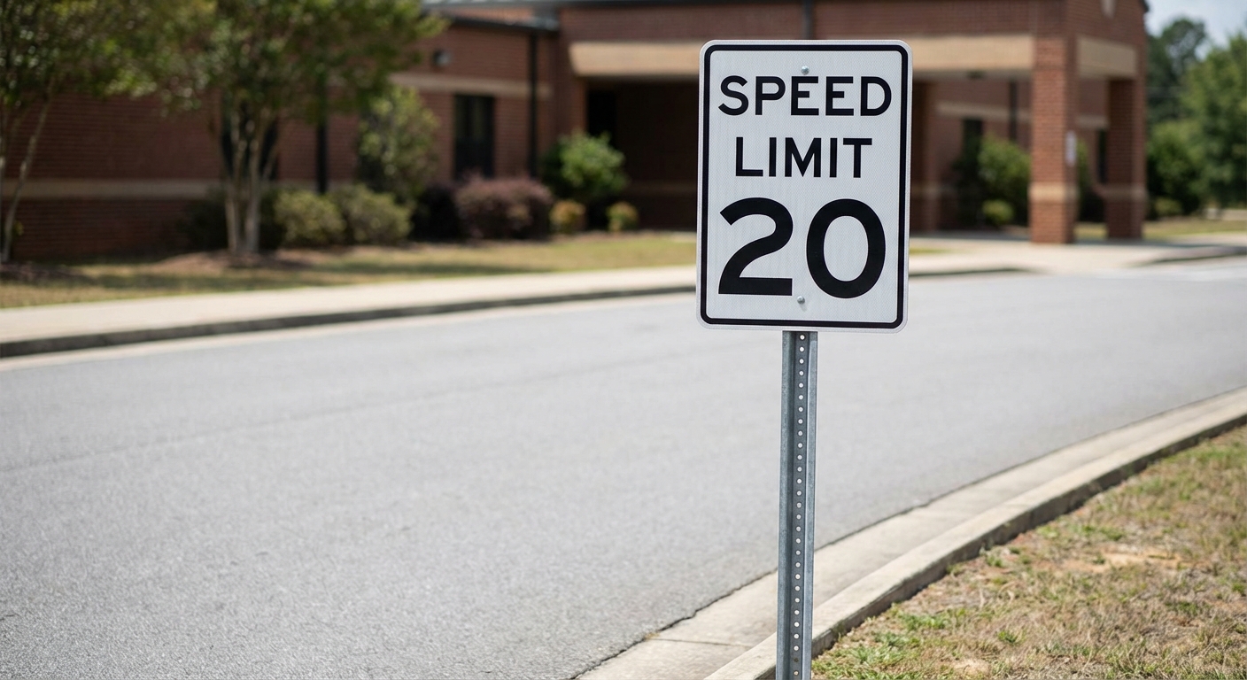 School Speed Limit Sign S5-1 reflective aluminum