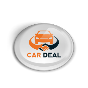 Circle Construction Domed Decals