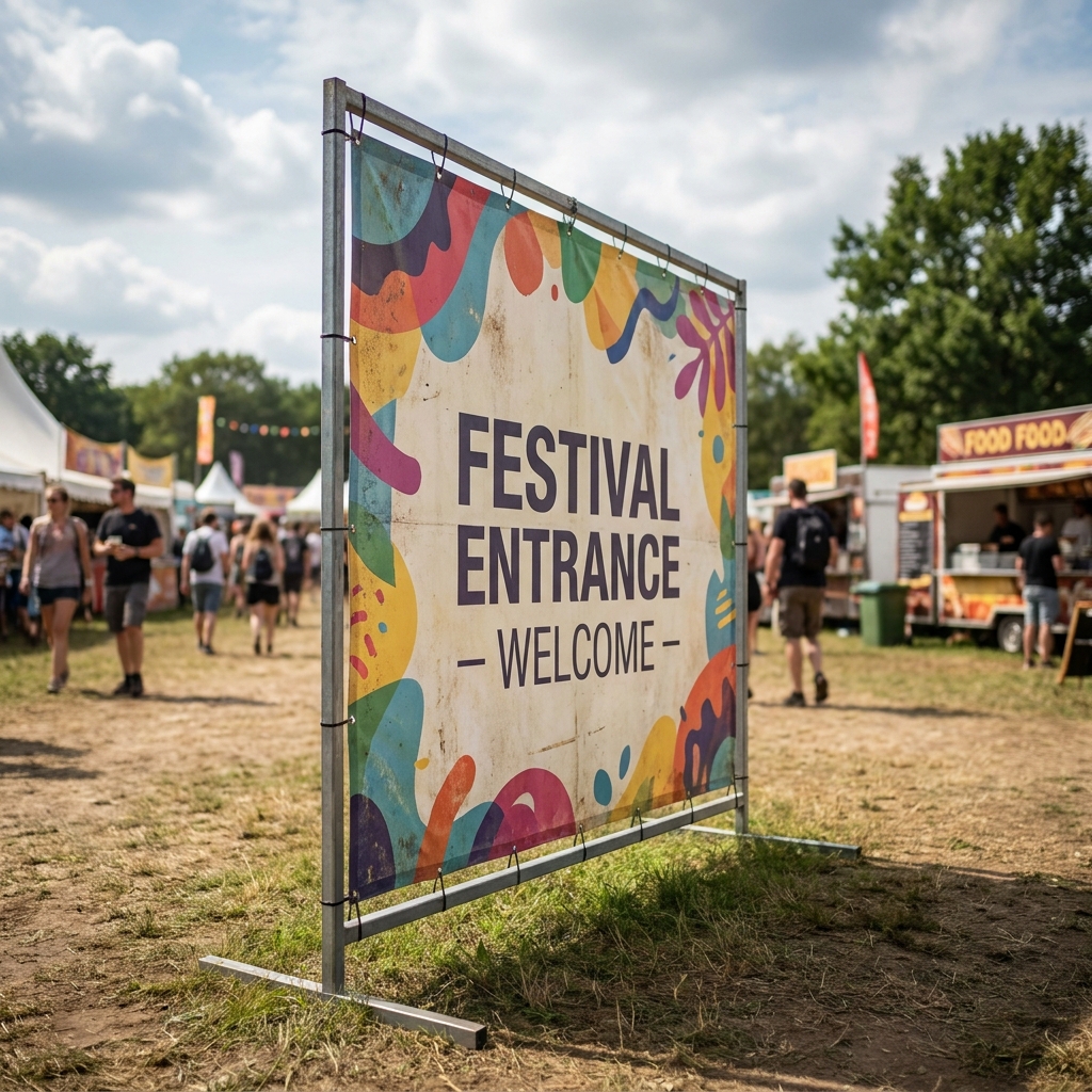 Outdoor Banner Frame