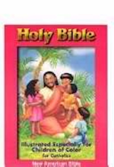NAB Children Of Color Bible-White Imitation Leather | SHOPtheWORD