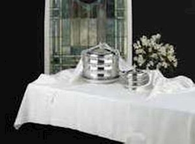 Communion-Element Cover-Linen White-(49" x 72") | SHOPtheWORD
