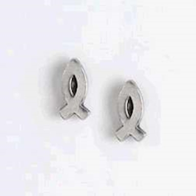Earring-Fish-Post-Pewter | SHOPtheWORD