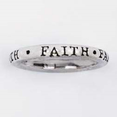 Ring-Faith Stackable (Sterling Silver) (Size 8) | SHOPtheWORD