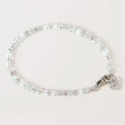 Bracelet-Purity w/Austrian Crystal-Sterling Silver | SHOPtheWORD