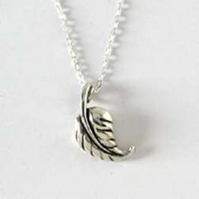 Necklace-Narnia/Goodness Triumphs Leaf w/18" Chain (Sterling Silver) | SHOPtheWORD