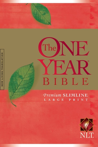 NLT The One Year Bible Slimline/Large Print-Softcover | SHOPtheWORD