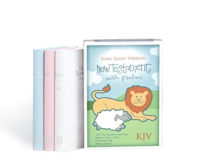 KJV Baby's New Testament w/Psalms-Blue Imitation Leather | SHOPtheWORD