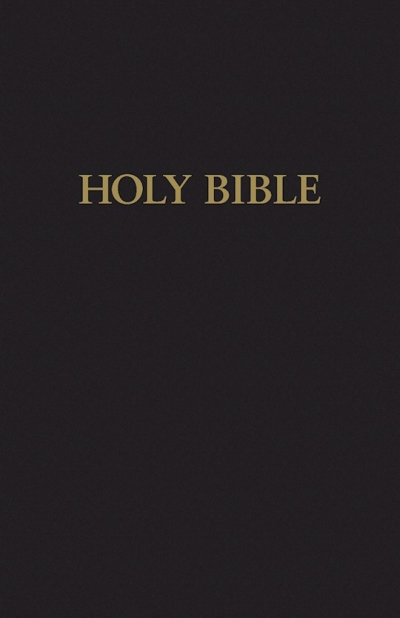 KJV Large Print Pew Bible-Black Hardcover | SHOPtheWORD