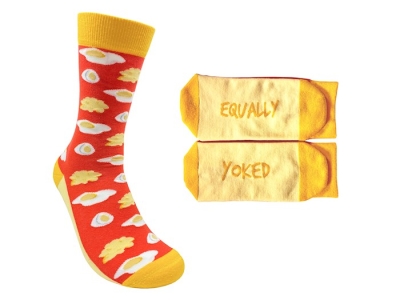 Socks-Equally Yoked (Fits Men Sizes 8-13 & Women 9 & Up) | SHOPtheWORD