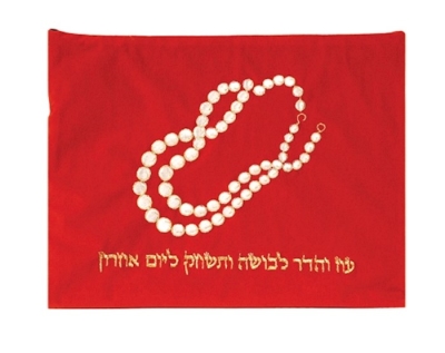 Tallit Bag-Embroidered Velvet-Woman Of Excellence | SHOPtheWORD