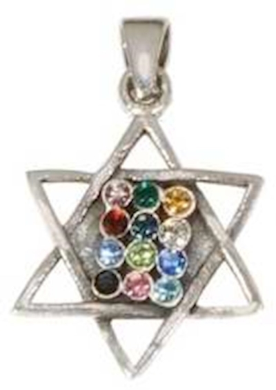 Necklace-Star Of David w/Breast Plate (Sterling Silver)-20" Chain | SHOPtheWORD