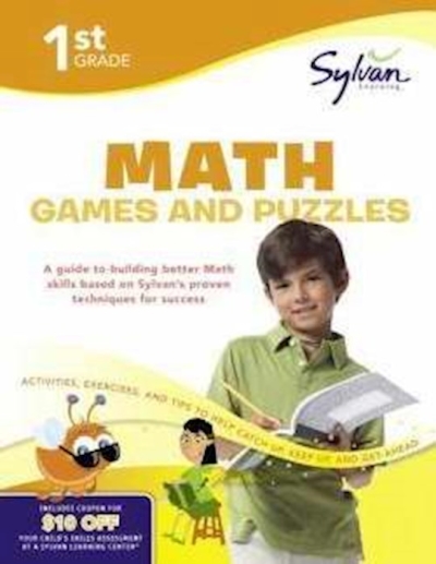 Math Games & Puzzles: Grade 1 (Sylvan Learning) | SHOPtheWORD