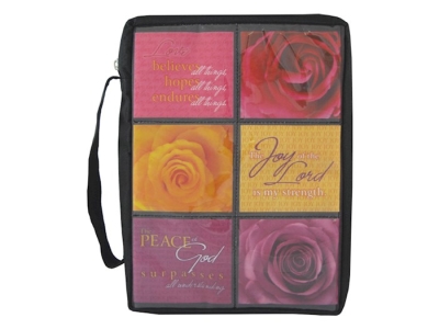 Bible Cover-Flowers-Photo Cover-Multi-LRG | SHOPtheWORD